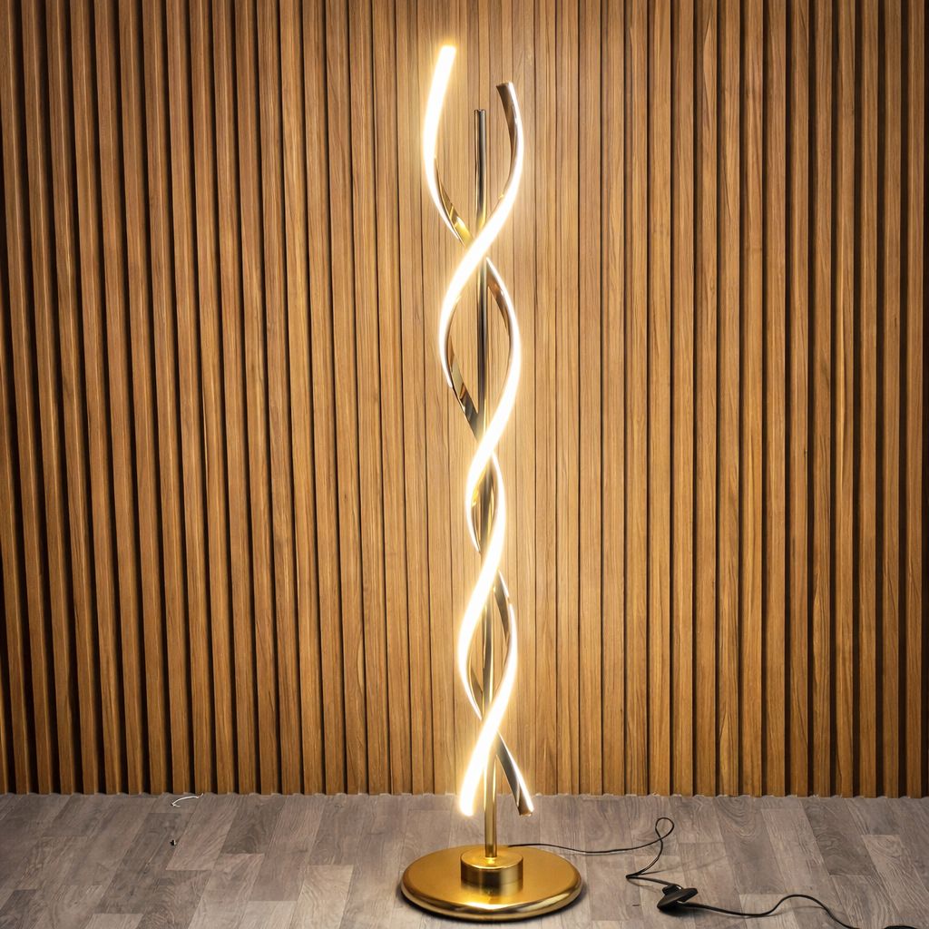 Lampe LED torsadée premium